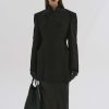 Source Unknown Corrin Wrap Blazer, Black