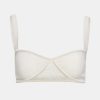 Source Unknown Rib Knit Bra, White