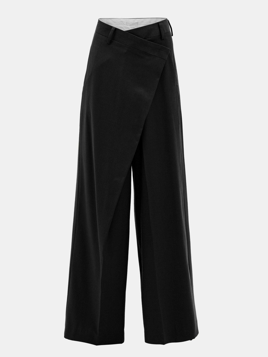 Source Unknown Rennert Criss Cross Trousers, Black