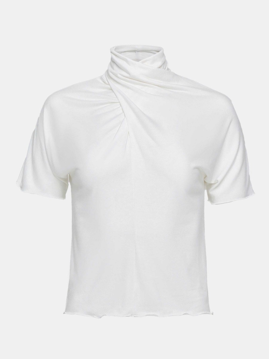 Source Unknown Daye Cross Neck T-Shirt, White