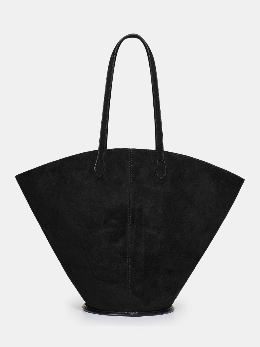 Source Unknown Medium Suede Tote, Black