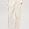 Source Unknown Drawstring Jacquard Pants, Ivory