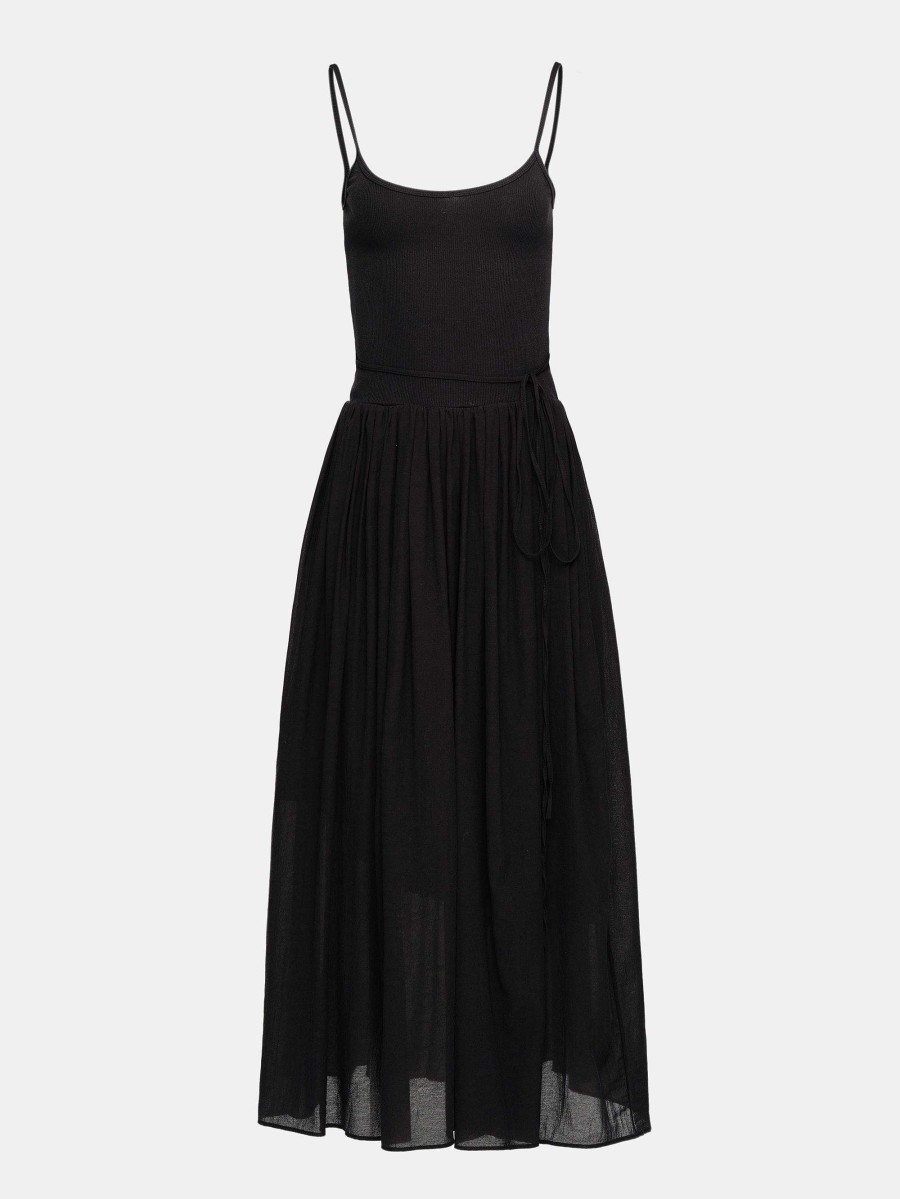 Source Unknown Tulle Slip Dress, Black