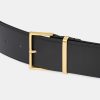 Source Unknown Square Buckle Belt, Black