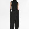 Source Unknown Rennert Criss Cross Trousers, Black