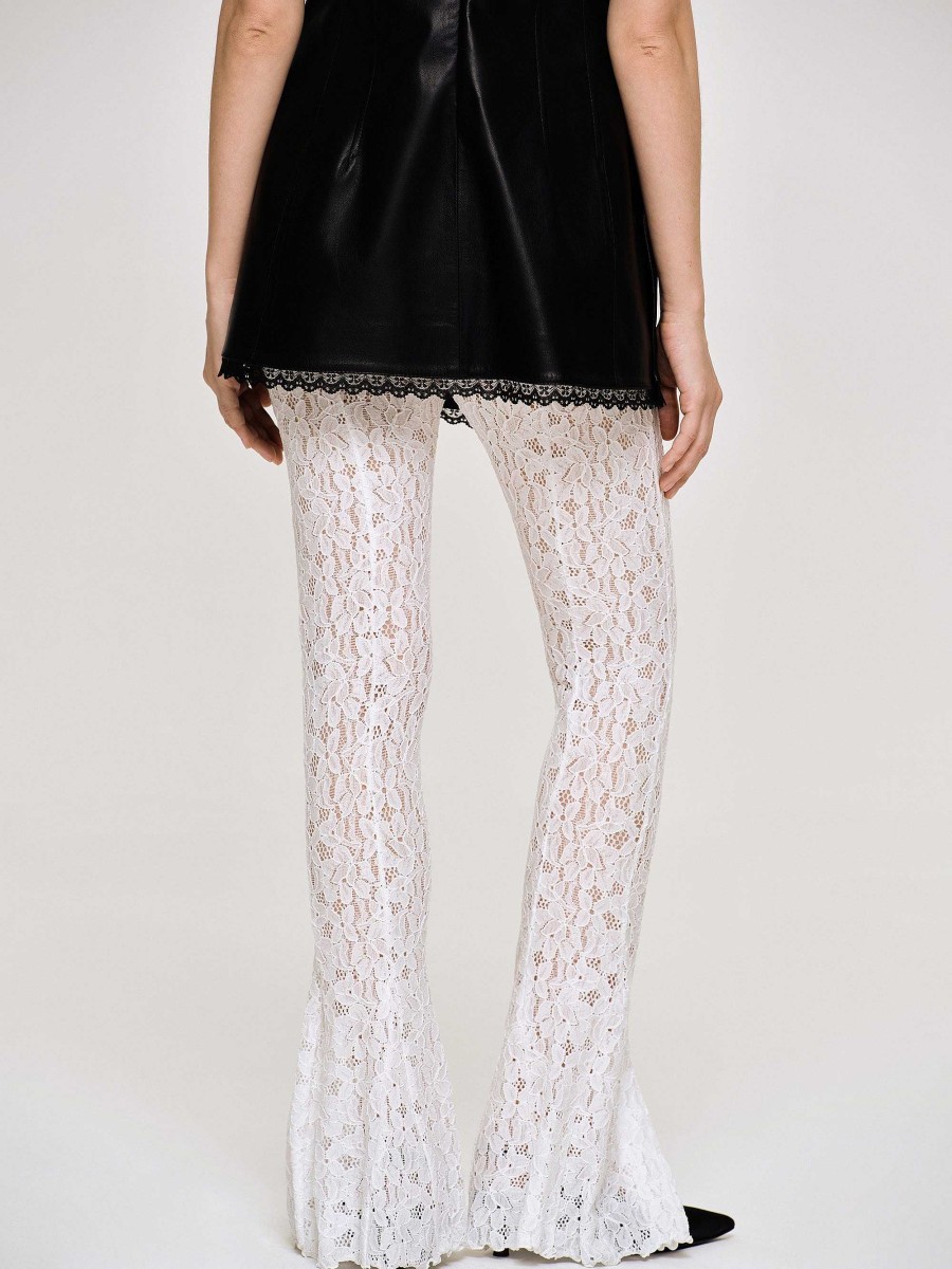 Source Unknown Chantilly Lace Pants, White