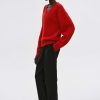 Source Unknown Extra-Fine Wool Jumper, Red