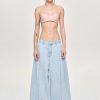 Source Unknown Double Side Oversized Jeans, Light Blue