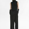 Source Unknown Rennert Criss Cross Trousers, Black