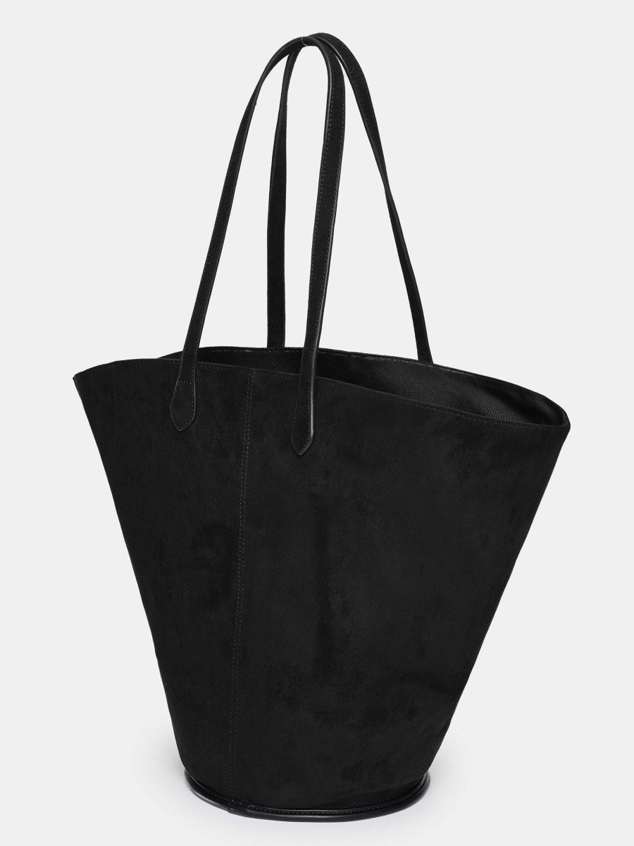 Source Unknown Medium Suede Tote, Black