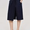 Source Unknown Wrapped Cotton Shorts, Navy