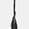 Source Unknown Leather Hobo Bag, Black