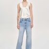 Source Unknown Long Straight-Leg Jeans, Light Vintage Blue