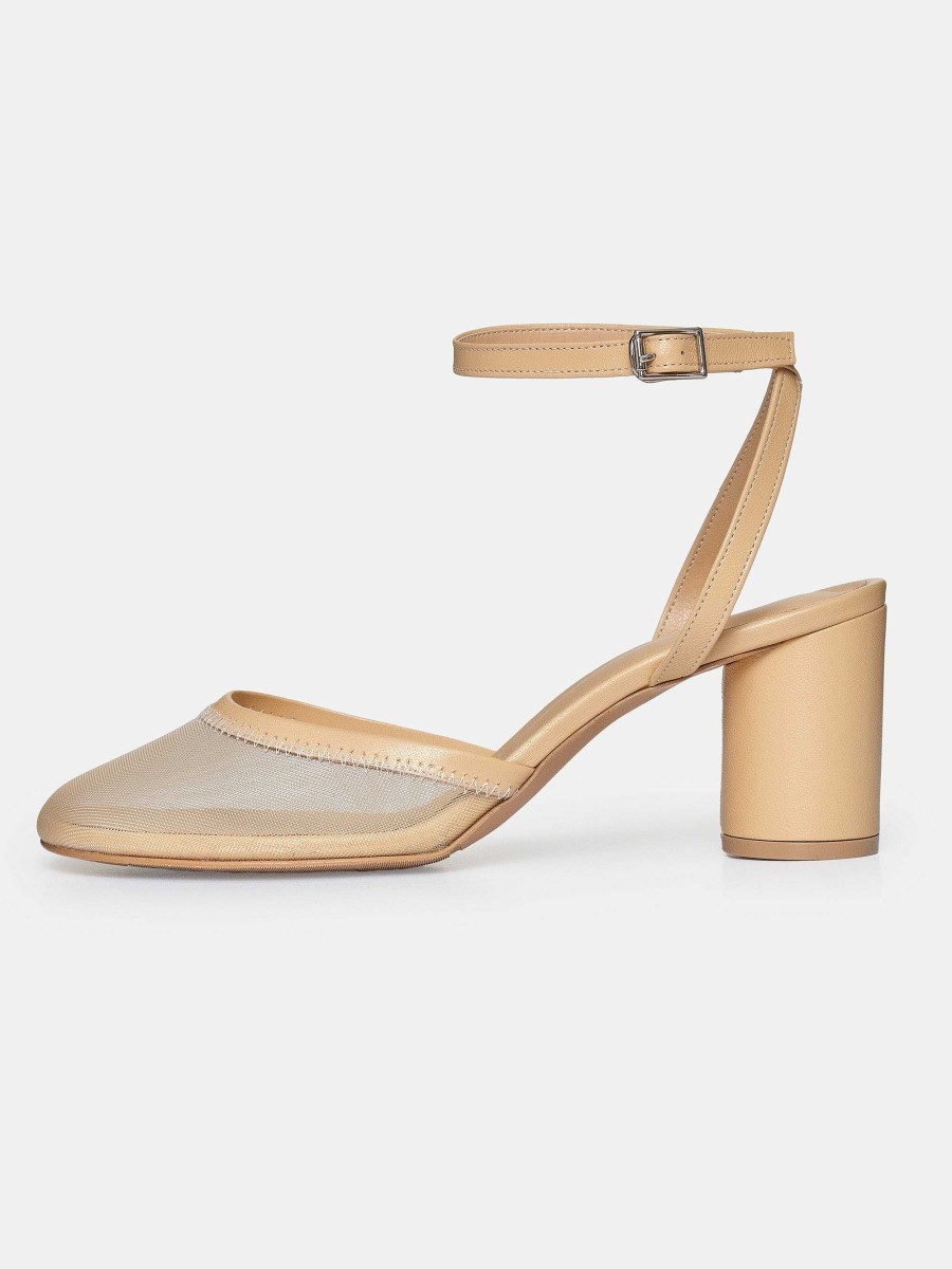 Source Unknown Noa Mesh Toe Sandals, Camel