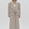 Source Unknown Wallis Oversized Grandpa Coat, Beige