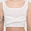 Source Unknown Twist Tank Top, White