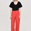 Source Unknown Barrel-Leg Pants, Red