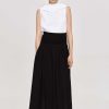 Source Unknown Ocelia Drop Waist Maxi Skirt, Black