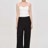 Source Unknown Sevilla Crochet Wide Trousers, Black