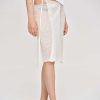 Source Unknown Semi-Sheer Knit Skirt, Birch