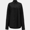 Source Unknown Over-Fit Cotton Shirt, Black