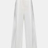 Source Unknown Taiamo Fluid Satin Trousers, White