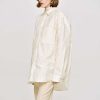 Source Unknown Over-Fit Jacquard Shirt, Parchment