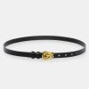 Source Unknown Twisted Knot Buckle Belt, Black