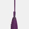 Source Unknown Suede Hobo Bag, Plum