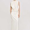 Source Unknown High Rise Fluid Skirt, Ivory