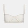 Source Unknown Rib Knit Bra, White