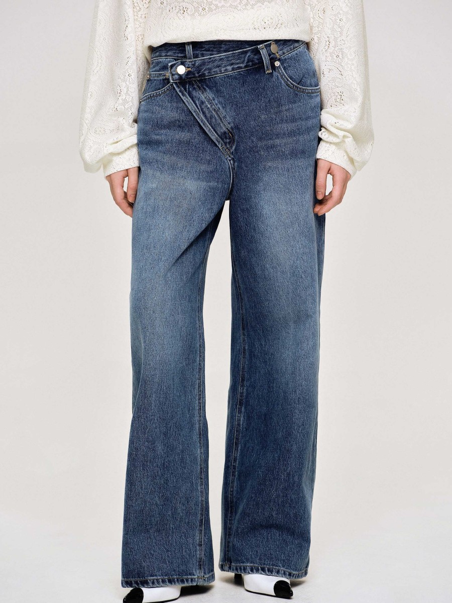 Source Unknown Crossover Jeans, Dark Stone Wash