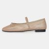 Source Unknown Mary Jane Mesh Ballet Flats, Taupe