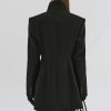 Source Unknown Corrin Wrap Blazer, Black