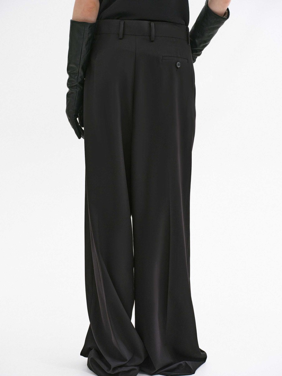 Source Unknown Rennert Criss Cross Trousers, Black