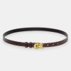 Source Unknown Twisted Knot Buckle Belt, Brown